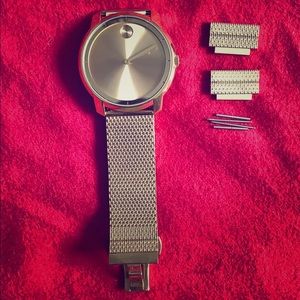 Movado BOLD, 42 mm yellow gold plated men’s watch